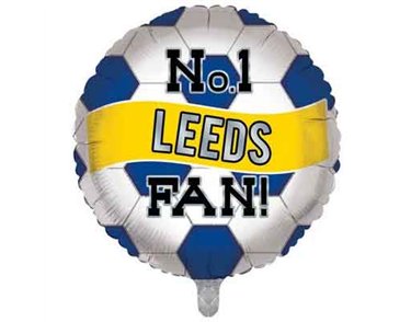18in LEEDS BIRTHDAY FOIL BALLOON