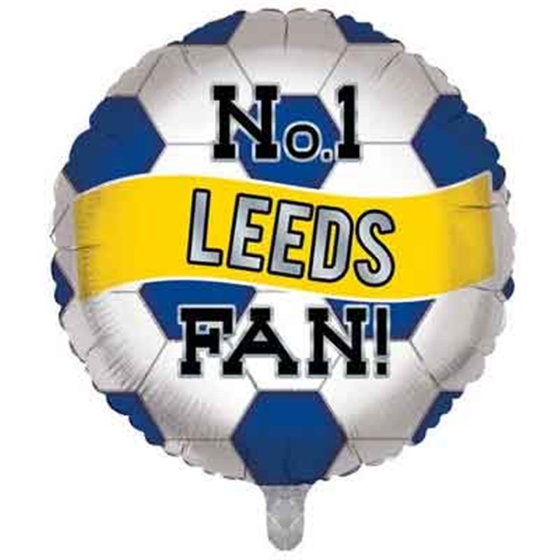 18in LEEDS BIRTHDAY FOIL BALLOON