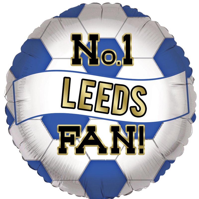 18in LEEDS OPEN FOIL BALLOON