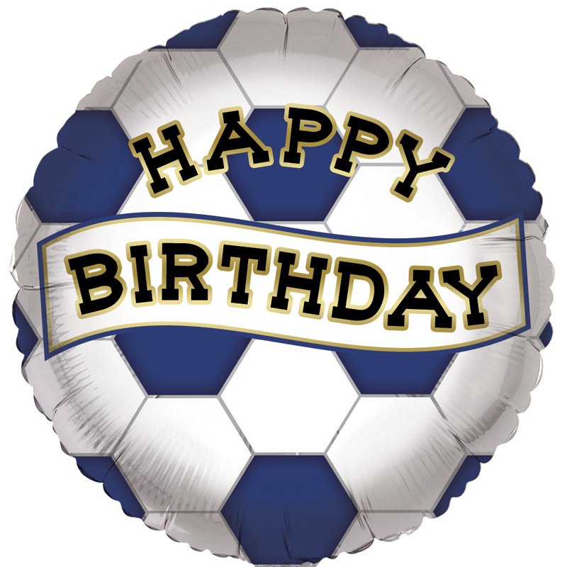 18in LEICESTER BIRTHDAY FOIL BALLOON