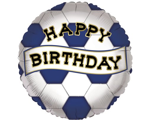18in LEICESTER BIRTHDAY FOIL BALLOON