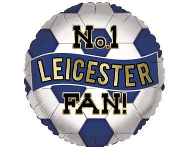18in LEICESTER OPEN FOIL BALLOON