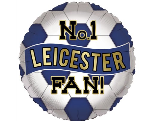 18in LEICESTER OPEN FOIL BALLOON