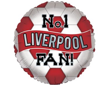 18in LIVERPOOL OPEN FOIL BALLOON