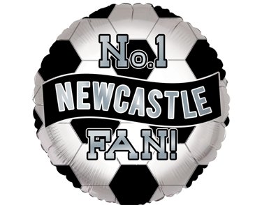 18in NEWCASTLE OPEN FOIL BALLOON