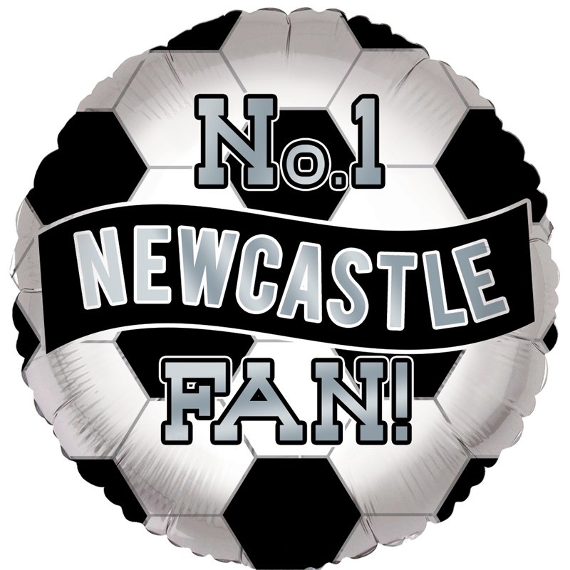 18in NEWCASTLE OPEN FOIL BALLOON
