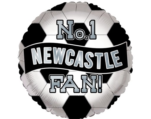 18in NEWCASTLE OPEN FOIL BALLOON