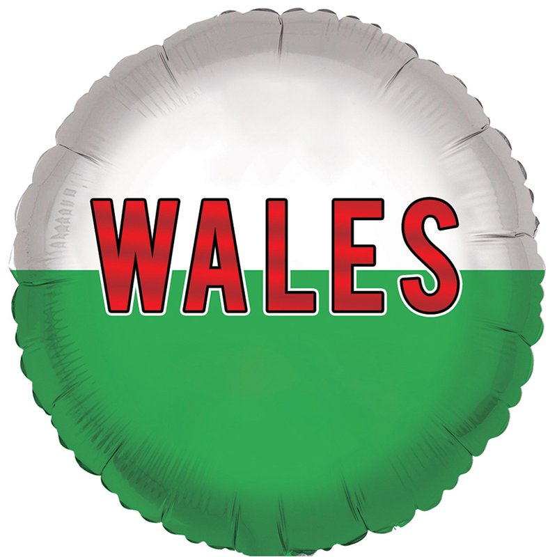 18in WALES FOIL BALLOON