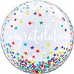 22in CONGRATULATIONS CONFETTI STARS BUBBLE