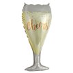 33in WINE GLASS JUMBO FOIL BALLOON