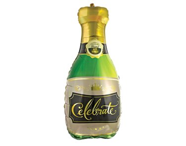 37in WINE BOTTLE JUMBO FOIL BALLOON