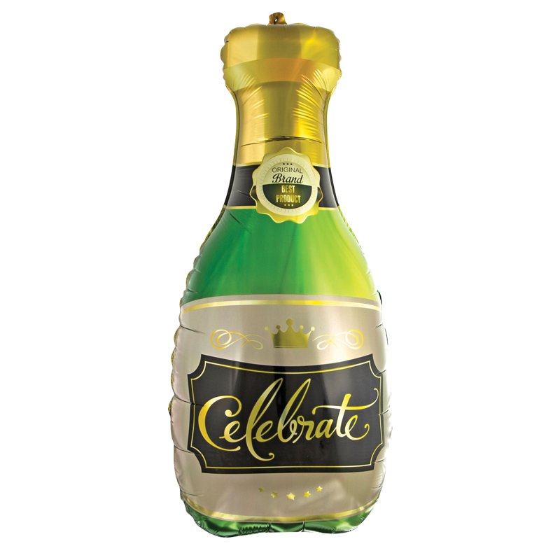 37in WINE BOTTLE JUMBO FOIL BALLOON