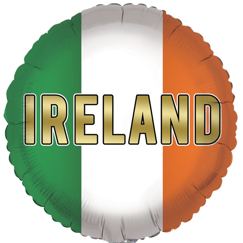 18in IRELAND FOIL BALLOON