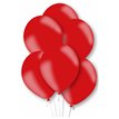 10PK 27cm METALLIC RED BALLOONS