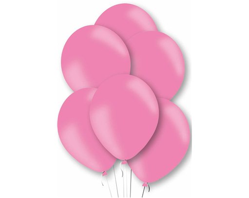 10PK 27cm PEARL PINK BALLOONS