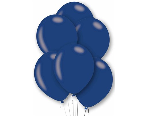 10PK 27cm ROYAL BLUE BALLOONS