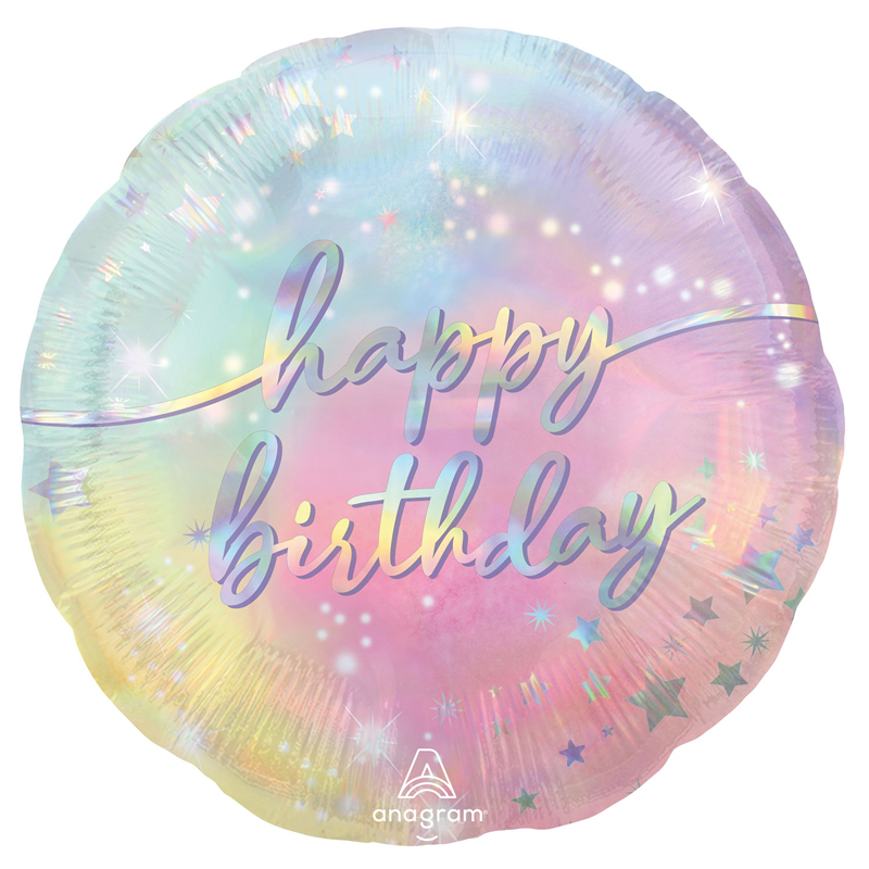 18in LUMINOUS BIRTHDAY FOIL BALLOON