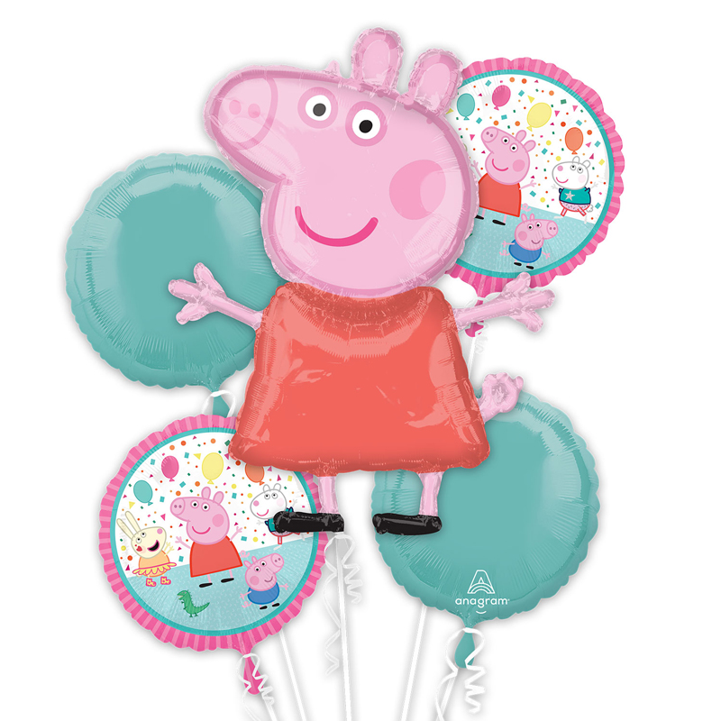PEPPA PIG FOIL BALLOON BOUQUET