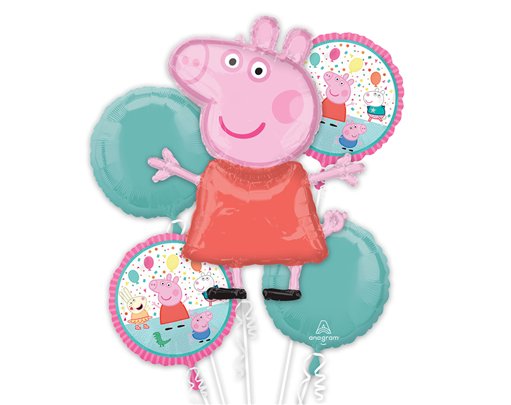 PEPPA PIG FOIL BALLOON BOUQUET
