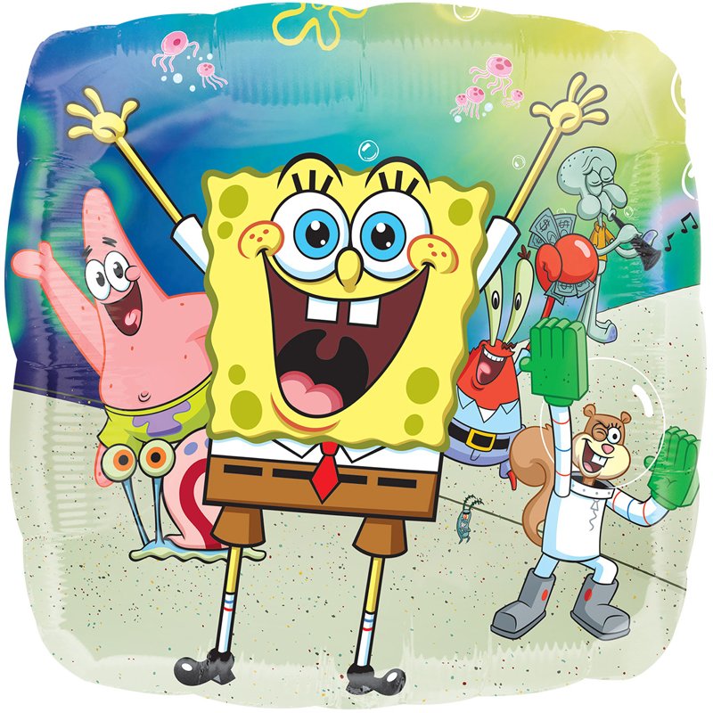 18in SPONGEBOB SQUAREPANTS FOIL BALLOON