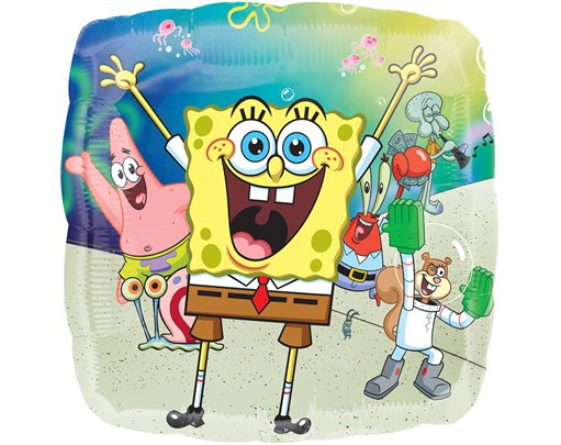 18in SPONGEBOB SQUAREPANTS FOIL BALLOON