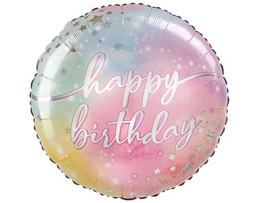 LUMINOUS BIRTHDAY JUMBO FOIL BALLOON