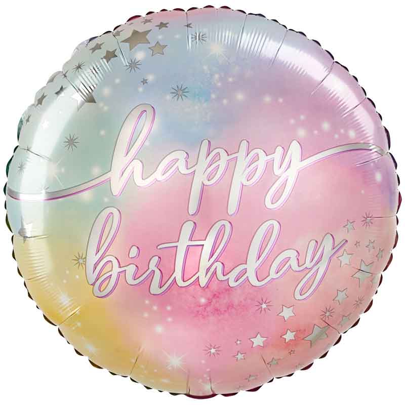 LUMINOUS BIRTHDAY JUMBO FOIL BALLOON