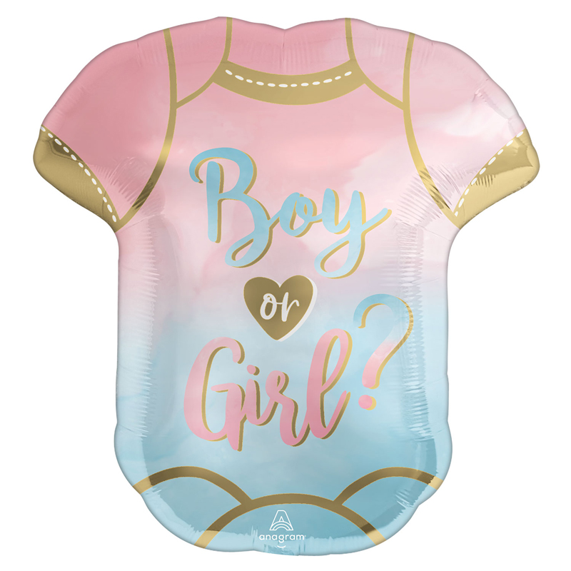 THE BIG REVEAL SUPERSHAPE FOIL BALLOON