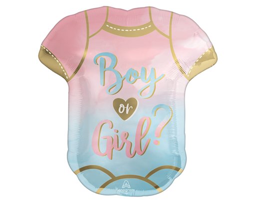 THE BIG REVEAL SUPERSHAPE FOIL BALLOON