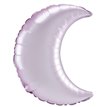 17in PASTEL PINK SATIN CRESCENT FOIL BALLOON 5S