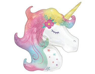 ENCHANTED UNICORN SUPERSHAPE FOIL BALLOON