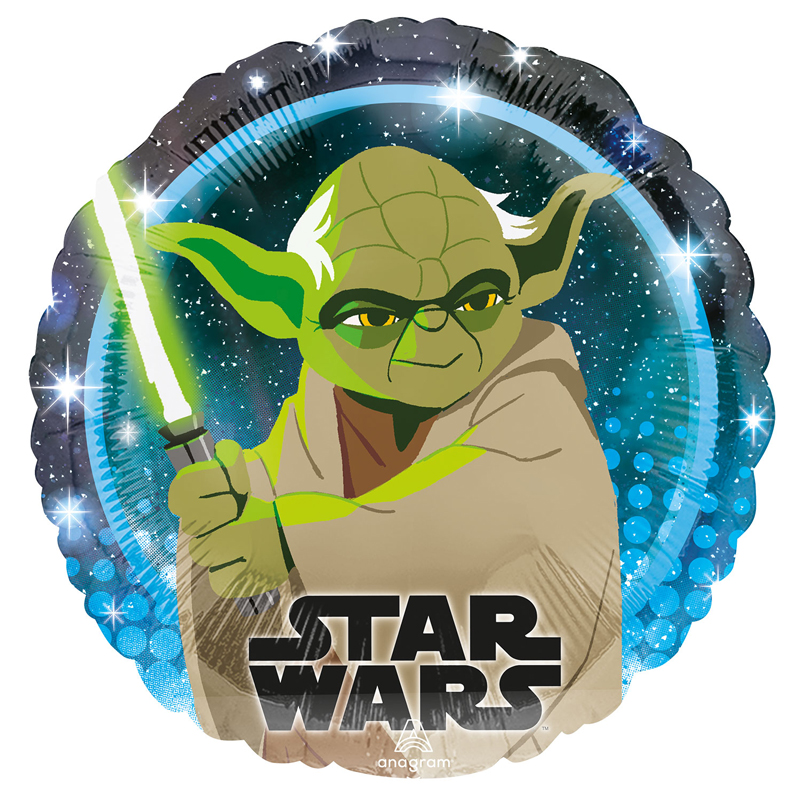 18in STAR WARS GALAXY YODA FOIL BALLOON