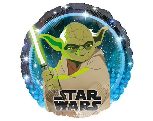 18in STAR WARS GALAXY YODA FOIL BALLOON