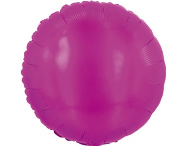 18in FUSCHA METALLIC ROUND FOIL BALLOON