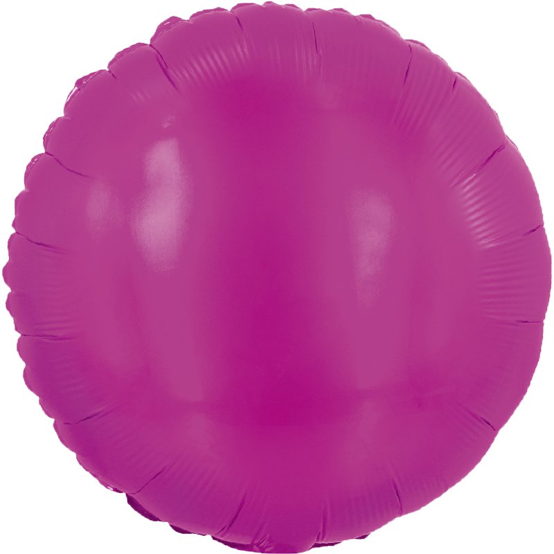 18in FUSCHA METALLIC ROUND FOIL BALLOON