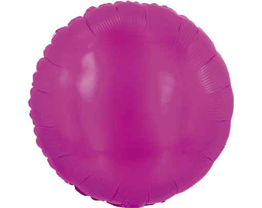 18in FUSCHA METALLIC ROUND FOIL BALLOON