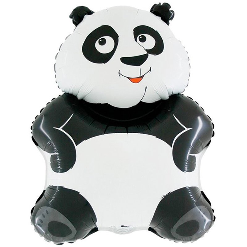 29IN PANDA SHAPED FOIL BALLOON