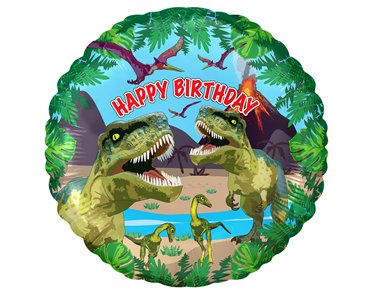18in DINO BIRTHDAY FOIL BALLOON