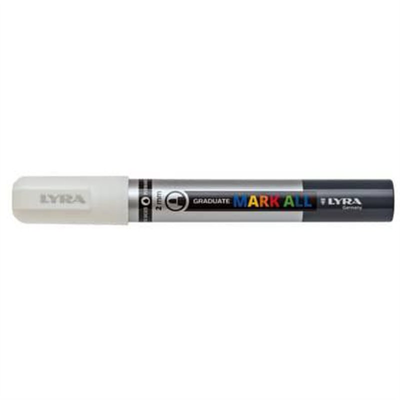 8mm LYRA GRADUATE WHITE MARKER