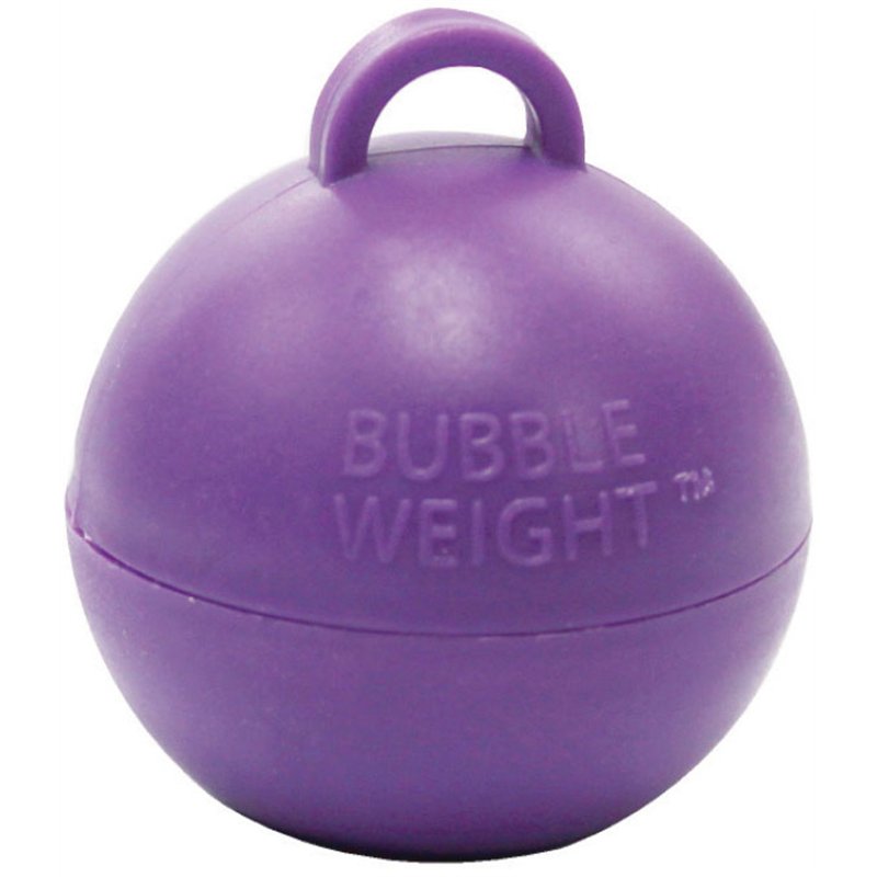 35g PURPLE BUBBLE BALLOON WEIGHT 25S