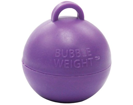 35g PURPLE BUBBLE BALLOON WEIGHT 25S