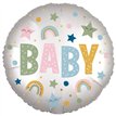 18in SATIN INFUSED NATURAL BABY FOIL BALLOON