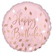 18in BLUSH BIRTHDAY FOIL BALLOON