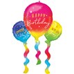 BIRTHDAY FUN BALLOONS SUPERSHAPE FOIL BALLOON