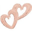 ROSE GOLD INTERLOCKING HEARTS MULTI BALLOON