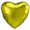 18in SATIN LEMON HEART FOIL BALLOON