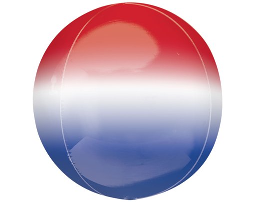 OMBRE RED WHITE & BLUE ORBZ