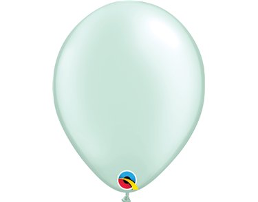 100PK 11in PEARL MINT GREEN QUALATEX