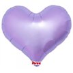 18in METALLIC LAVENDAR IBREX JELLY HEART 5S