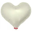 18in METALLIC IVORY IBREX JELLY HEART 5S